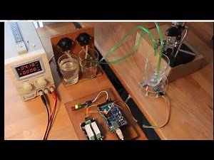 Arduino tutorial (demo): dosing application with PWM driven peristaltic pump and weight scale.