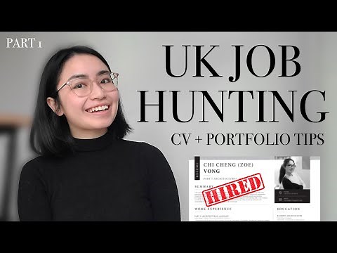 HOW TO FIND A JOB IN THE UK | Architecture CV and Portfolio Examples