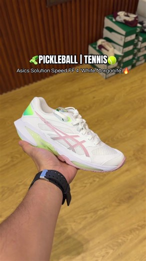 Asics Solution Speed FF 4 'White Morganite' for Pickleball & Tennis