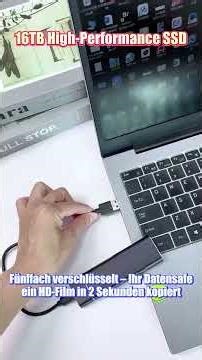 16 TB beeindruckende Speicherkapazität, die all Ihre Speicherbedürfnisse erfüllt!