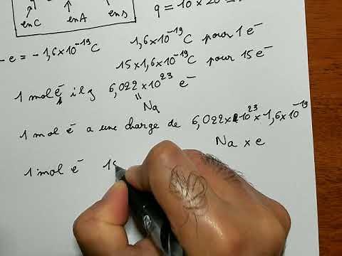 Comment calculer la quantité d'électrons?