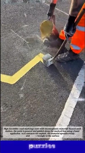 Thermoplastic Road Marking Process | Sharp & Durable Line Painting