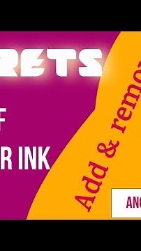 How to add and remove anchor points in Vector Ink | #vectorinktutorial