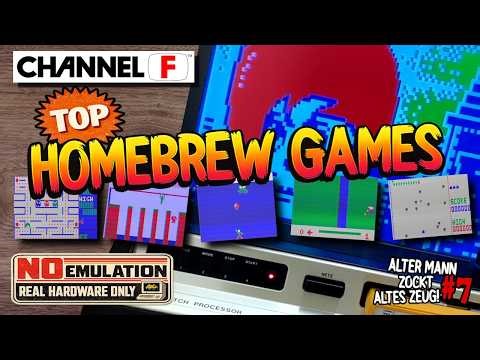 Top Fairchild Channel F Homebrew Games - Real Hardware - AMZAZ#7