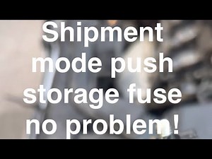 Shipment mode push storage fuse fix for Altimas
