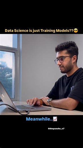 Deepanshu Solanki on Instagram: "Its 90% “Data” Prep. 10% model magic🔥💯 #careerindatascience #datascience #datascienceeducation #datanalytics #machinelearning #datasciencejob #careerindataanalytics #datasciencetips #explore #explorepage #fyp #fypシ #fypage #techmemes #mlhumor #relatablereels #techreels #datacleaning #datapreprocessing"