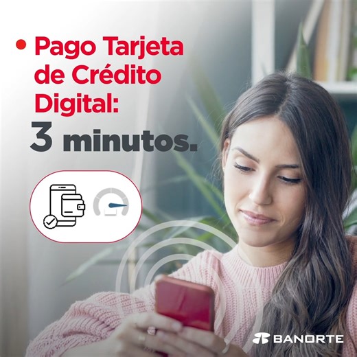 En Banorte somos tu banco en minutos, facilitando tus operaciones para pagar o solicitar un crédito de forma sencilla. ⏱️👌 Gracias a nuestro trabajo de innovación, fuimos reconocidos como Mejor Banco en Tecnología de América Latina y lo celebramos contigo, porque eres parte de ese logro. Más información en: https://cutt.ly/9rcZ92AR Aplican restricciones. | Banorte