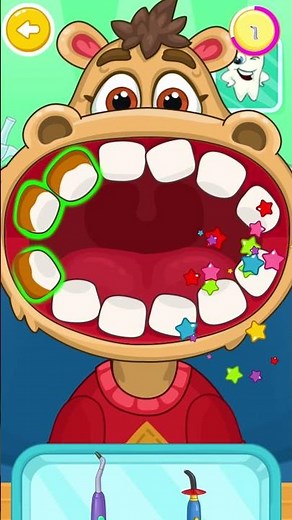 Become an Animal Dentist! 🦷 Fix & Clean Teeth! 🐻🐊🦁