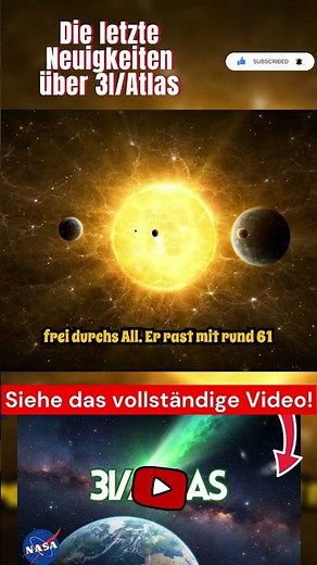 Unglaubliche Fakten über 3I/ATLAS Teil 14 #nasa #universum #komet #raumschiff #alien #spacex
