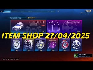 Rocket League item shop today - ITEM SHOP 27/04/2025 ⚠⌛ ANODIZED PEARL ⚠⌛