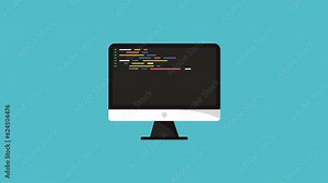 Website coding, Web development, Application development. motion graphic, motion,2d animation, 4k, footage, video