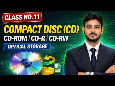Compact Disc (CD) Explained 🔥 | Computer Fundamentals Class 10 | By Asad Sir