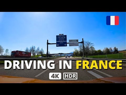 🙏 Road Trip FRANCE Driving the FRENCH HIGHWAY. Strasbourg - Eguisheim through the COUNTRYSIDE (4k) 🤯