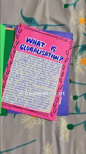 Globalisation Class 10 Project📒