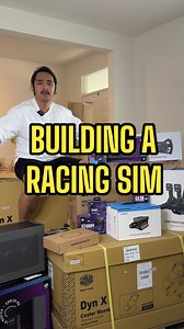 1.7M views · 5.7K reactions | New Year, New Racing Sim! Finally completed my DYN X racing sim! Link in bio for details on the build Huge shoutout to @coolermastergaming @coolermaster & @apeviesimulator for hooking me up with the full package!! #theultimatenerd #gamingsetup #gamingroom #gamer #coolermaster #dynx #apeviesimulator | Dinocornel | Facebook