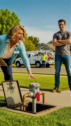 HOA—Karen kept stealing my water meter caps… so the utility locked it, she got fined.#hoa #storytimes #karenstories #revengestory #entitledpeople
