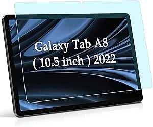 FILMEXT Screen Protector for Samsung Galaxy Tab A8 10.5 Inch 2022 Released (Model: SM-X200 SM-X205 SM-X207), Anti-Glare Anti-Blue Light Eye Protection anti-fingerprint Matte PET Film Compatible With S Pen