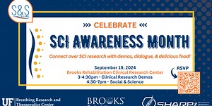 SCI Awareness Month Demo and Social & Science at Brooks Rehab (Sept. 19, 3-7pm) »  Breathing Research and Therapeutics Center » College of Public Health and Health Professions » University of Florida