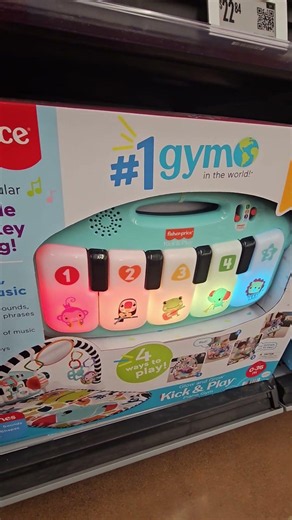 Fisher-price 1 Gym kick and play piano #fisherprice #piano #music #youtubeshorts
