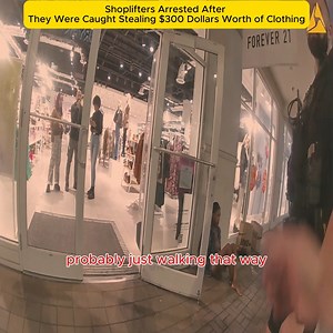 3.1K views · 35 reactions | Shoplifters Arrested After They Were Caught Stealing $300 Dollars Worth of Clothing #cops #copwatch #bodycam #dashcam #footage #crime #policeofficer #steal | Police Chase | Facebook