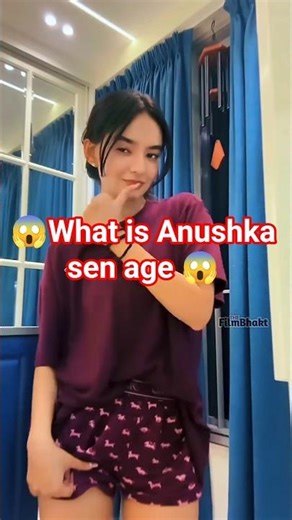 😱what is Anushka sen age 😱#bollywood #anushkasen #age #fashoingirl #btsshorts #shortvideo