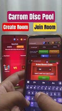 How to Create Room & Join Room and play with friends in Carrom Disc Pool Game #carrom #carrompool