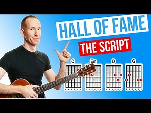 Hall Of Fame ★ The Script ★ Acoustic Guitar Lesson [with PDF]