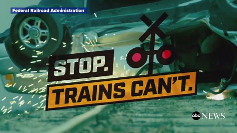 Feds Launch Rail Crossing Safety Campaign: ‘Stop. Trains Can't.’