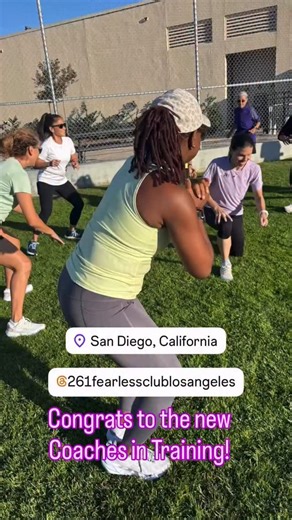 Congrats to the new Coaches in Training! We’re about to start a new group in San Diego! 💜💜💜 #261Fearless #AdidasWomen #AdidasRunning #adidas #Peloton @261fearlessclublosangeles | Kathrine Switzer Marathon Woman