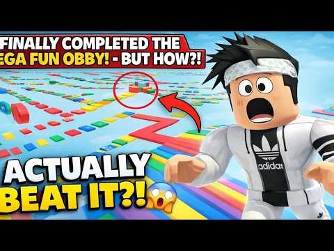 I FINALLY BEAT THE MEGA FUN OBBY?! 😱 (IMPOSSIBLE)