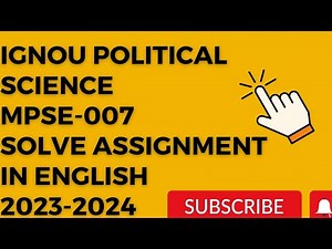 MPSE-007 IGNOU SOLVED ASSIGNMENTS 2023-2024