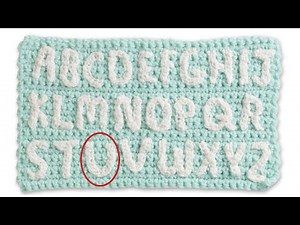 Letter U: A to Z In Crochet Alphabet | EASY | The Crochet Crowd