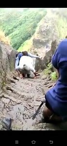 1.5M views · 2.3K reactions | If you believe in yourself, nothing is impossible. Asha Ambade, a 68-year-old grandma, stayed true to this phrase when she climbed the steep steps of Harihar Fort in Nashik, Maharashtra. The Harihar fort is famous for its narrow, rock-cut steps that are carved at an almost 80-degree incline. Little wonder she was greeted with cheers, whistles and loud applause when she reached the top! | TheBetterIndia | Facebook