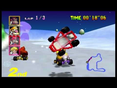 (NINTENDO 64) WARIO // 150cc // MARIO KART 1996 //