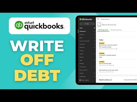 How to Write Off Bad Debt in QuickBooks Online | Basic Steps