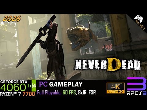 NeverDead PC Gameplay | RPCS3 | Playable | PS3 Emulator | 4k60FPS | 2026 Latest
