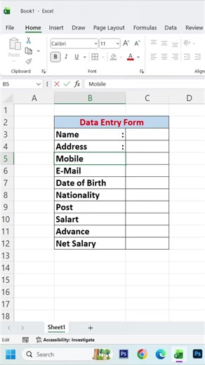 Excel Trick: Align Colon (:) to the Right End of Cell Ctrl 1 Custom @*: Perfect for making clean data entry forms like: Name : Address : Mobile : Save this Excel trick and follow Rizwan Ullah for daily Excel tips. 💡 exceltips exceltricks excelhacks learnexcel ms excel excel tutorial excel formatting excel shortcut custom format excel data entry form excel office tips computer tricks productivity tips tech tips digital skills officehacks computeroperator | Rizwan Ullah