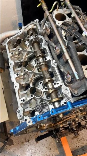 VQ35DE 240sx Cylinder Head Removal #shorts #engine #mechanical
