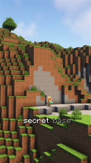 The Simplest Mountain Base Entrance in Minecraft