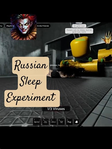 Russian sleep Experimet #roblox #virus