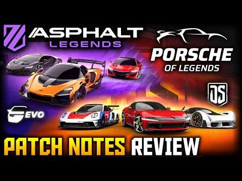 𝐏𝐨𝐫𝐬𝐜𝐡𝐞 𝐨𝐟 𝐋𝐞𝐠𝐞𝐧𝐝𝐬 Patch Notes: A TON of New Cars... And Porsches (Asphalt Legends)
