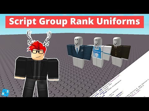 Roblox Scripting Tutorial: How to Script Group Rank Uniforms