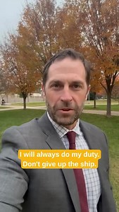 Jason Crow on Instagram: "I swore a lifetime oath to protect our Constitution. Donald Trump will not threaten or intimidate me. Don’t give up the ship."