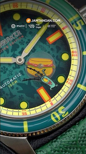 Plankton curi Krabby Patty di Spinnaker SpongeBob SquarePants Frenemies SP-5160-02🤭 #jamtangan