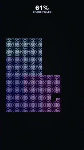 One Line That Fills an Entire Square #Shorts