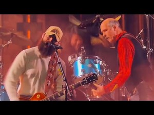 Post Malone Fronts Nirvana Reunion at SNL 50th Anniversary Concert: Watch