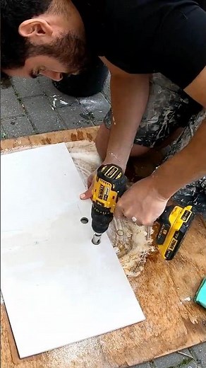 How We Cut Holes in Porcelain Tiles