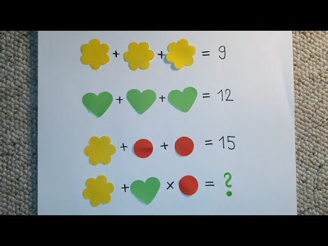 Can you solve this puzzle? IQ Test • Math • Algebra | Kannst du dieses Rätsel lösen? • Mathematik