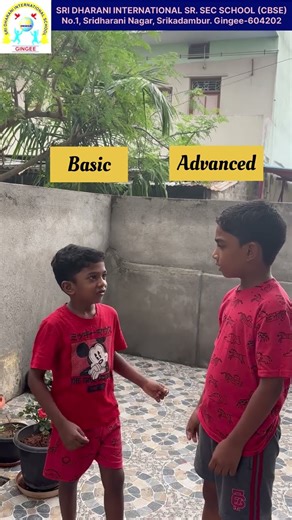 Basic Vs Avanced English by Arjun & Arav from Grades 4 & 2