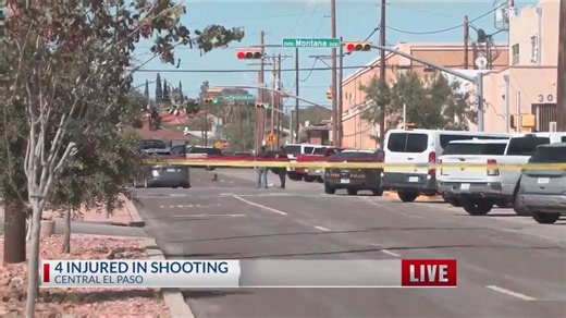 4 people seriously hurt in Central El Paso shooting